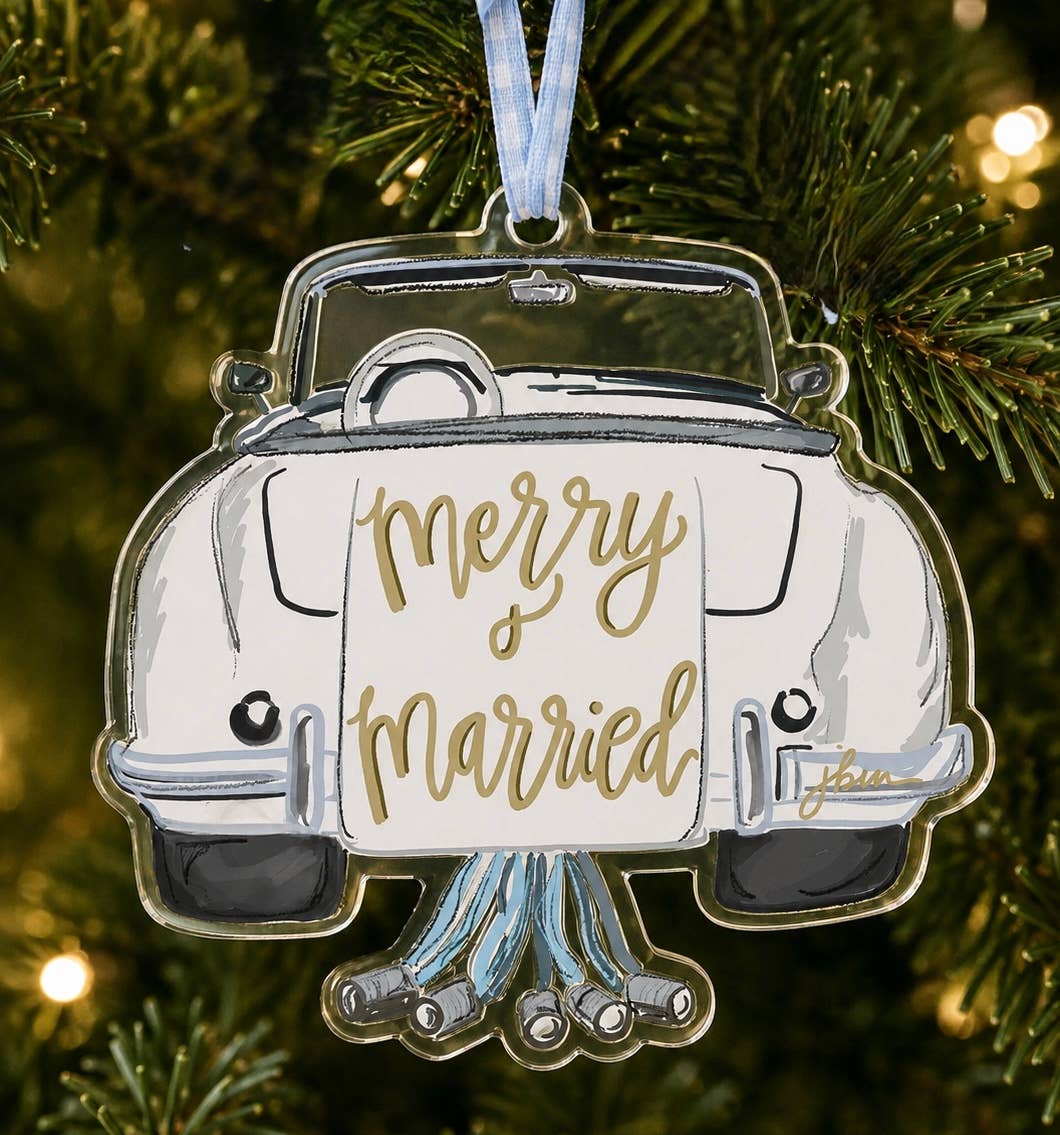 Just Married Ornament
