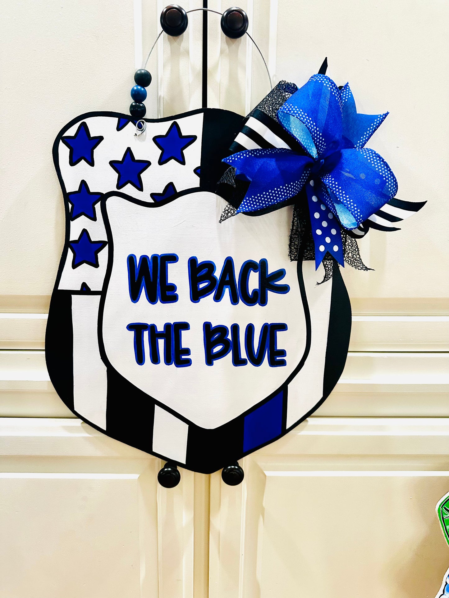 Back the Blue Door Hanger