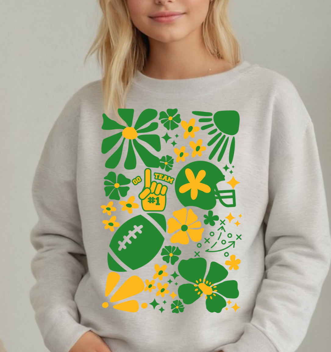 School Spirit Colored Tee/Sweatshirt