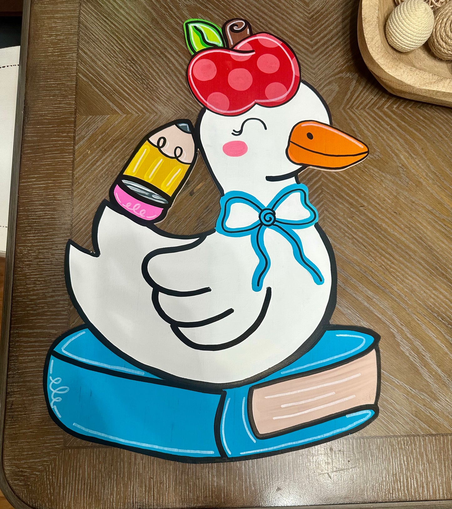 Teacher Goose Door Hanger