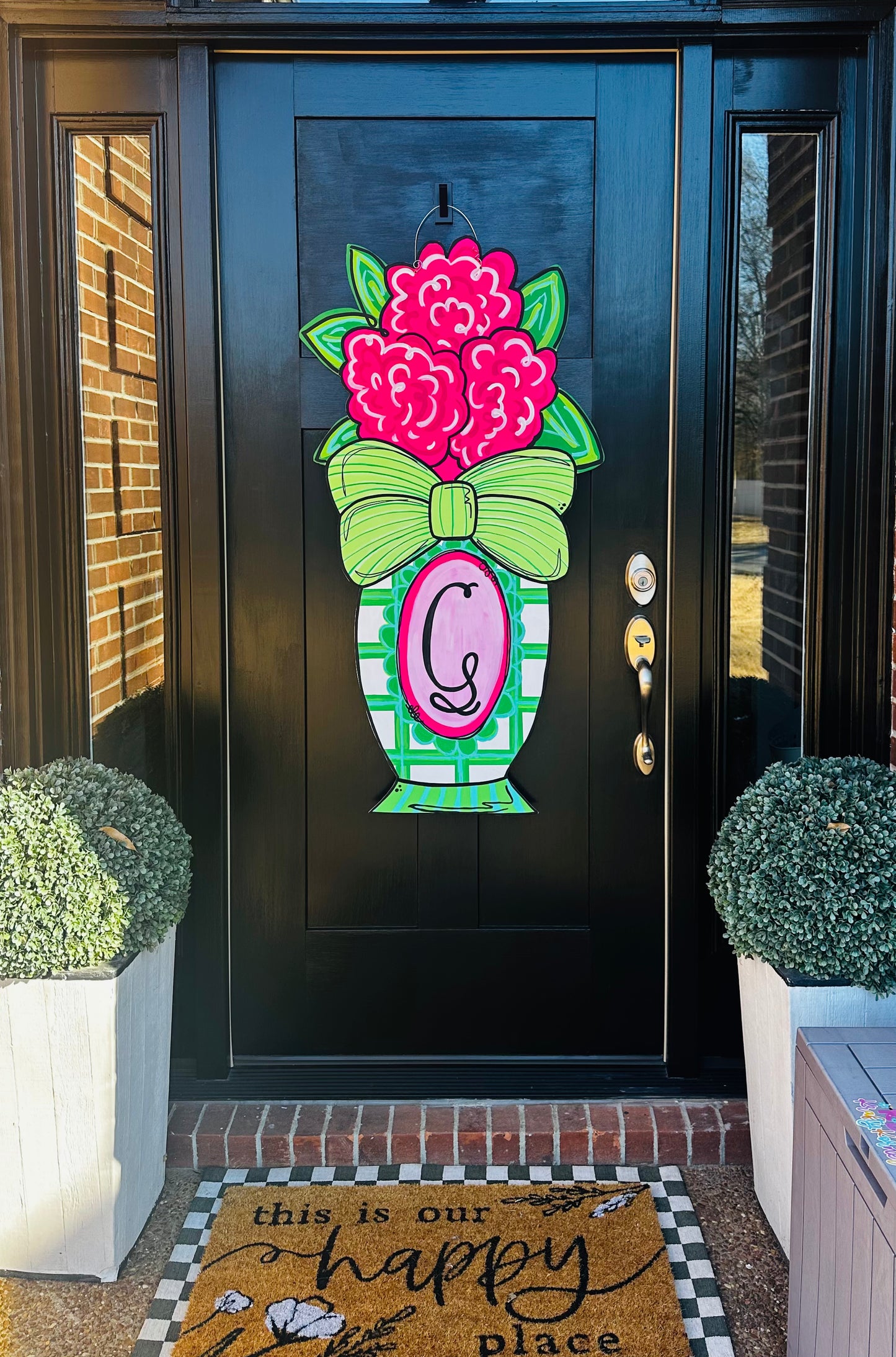 Hydrangea Vase Door Hanger