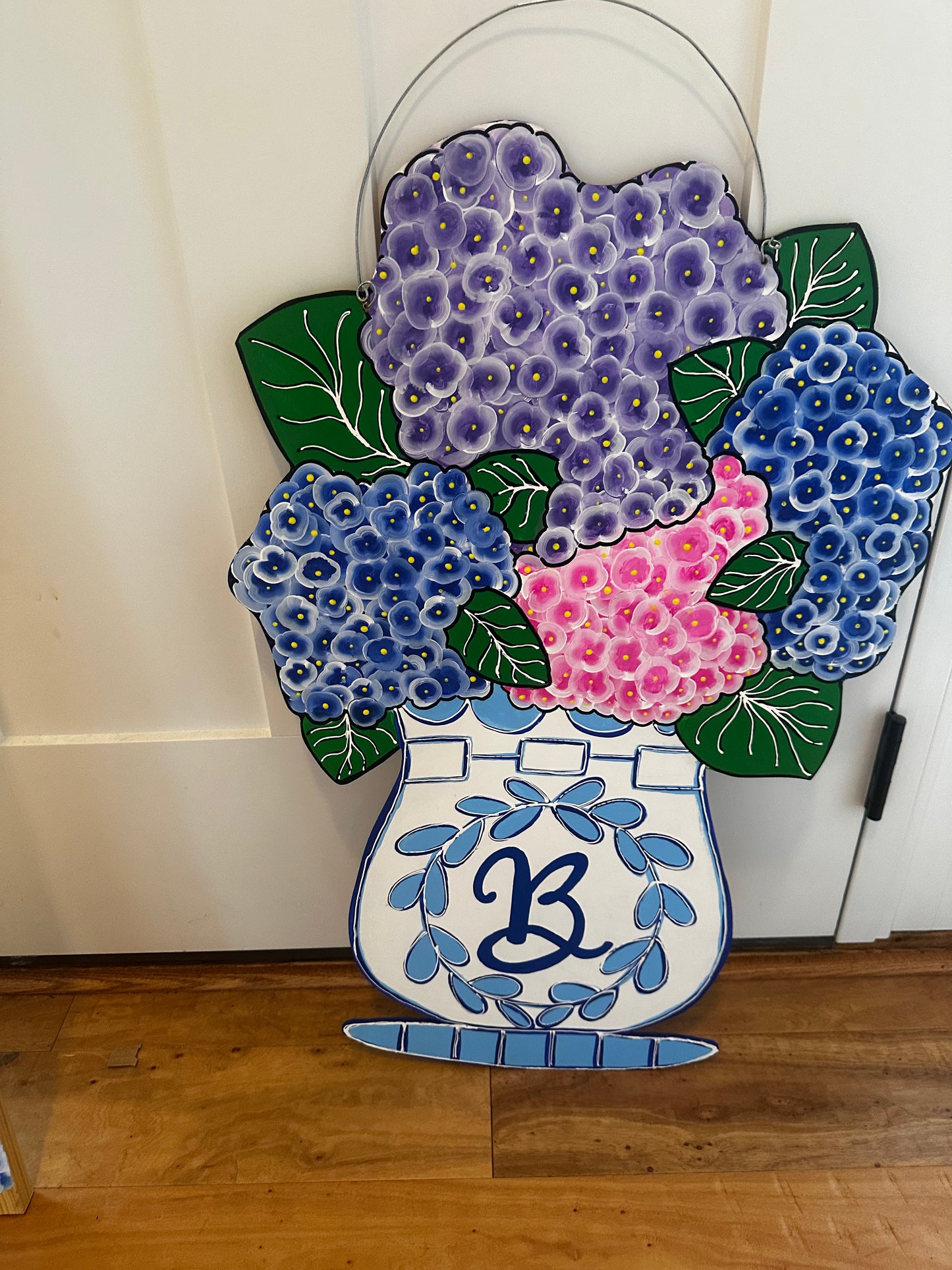 Hydrangea Door Hanger