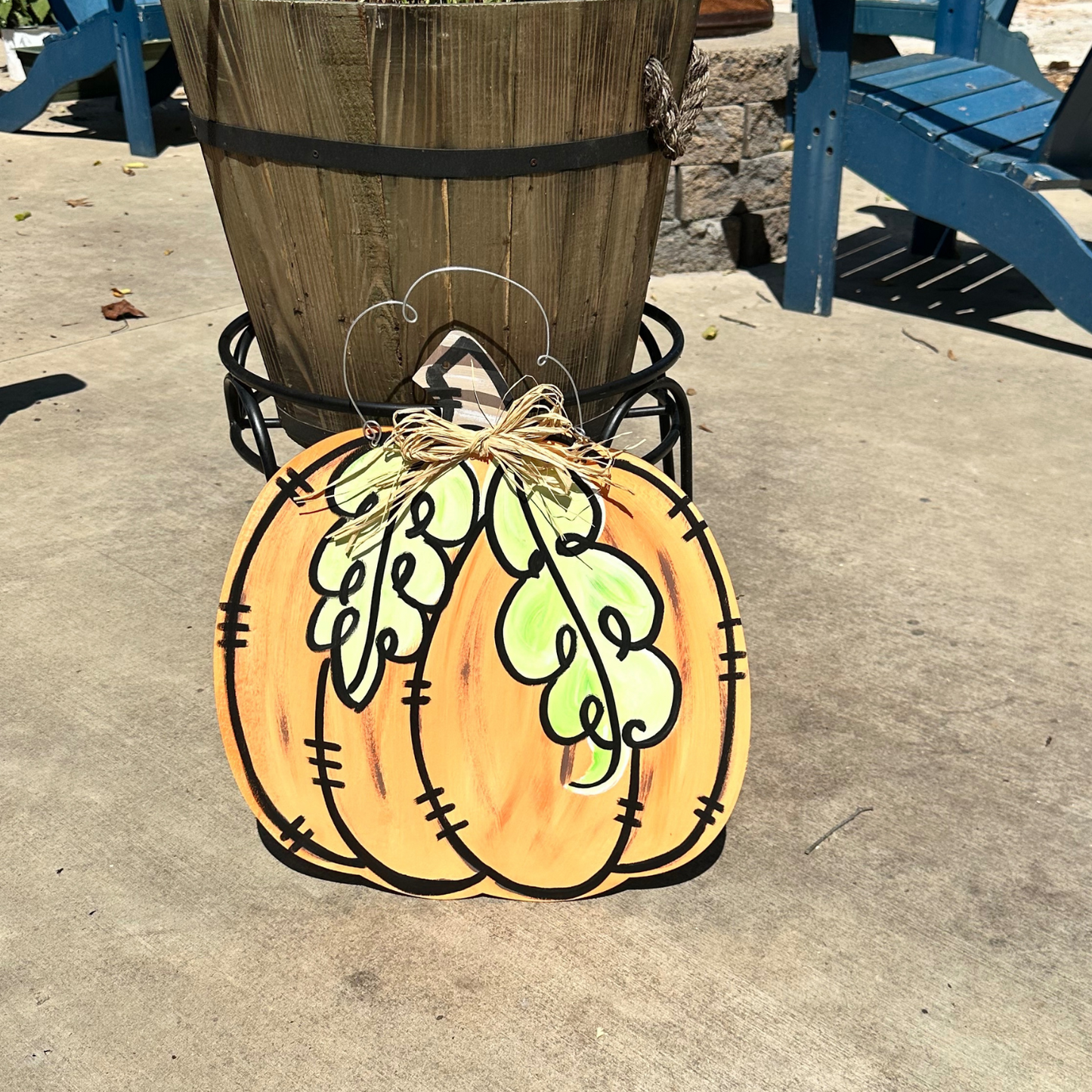 Pumpkin Door Hangers