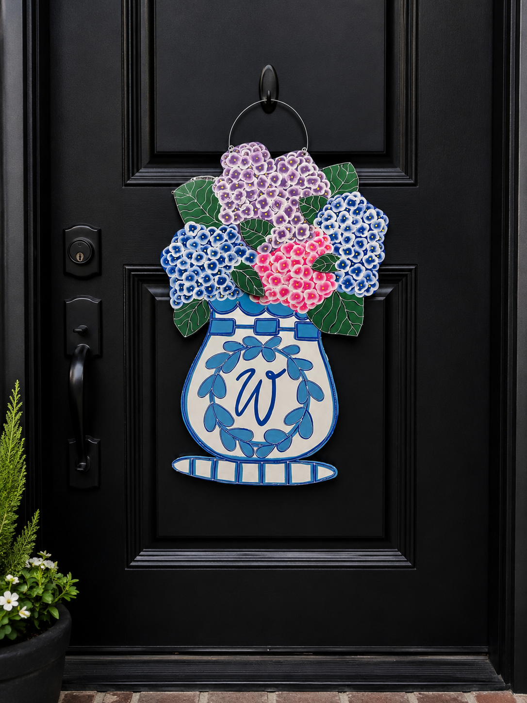 Hydrangea Door Hanger