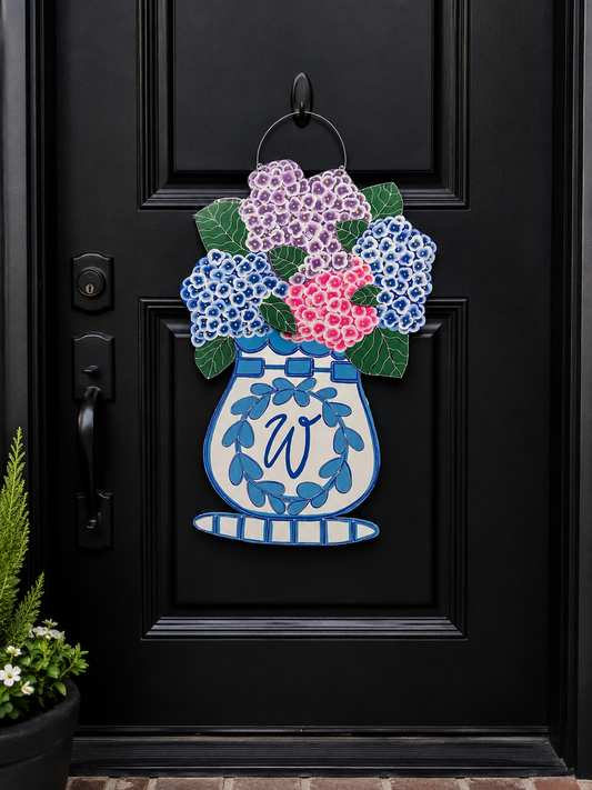 Hydrangea Door Hanger