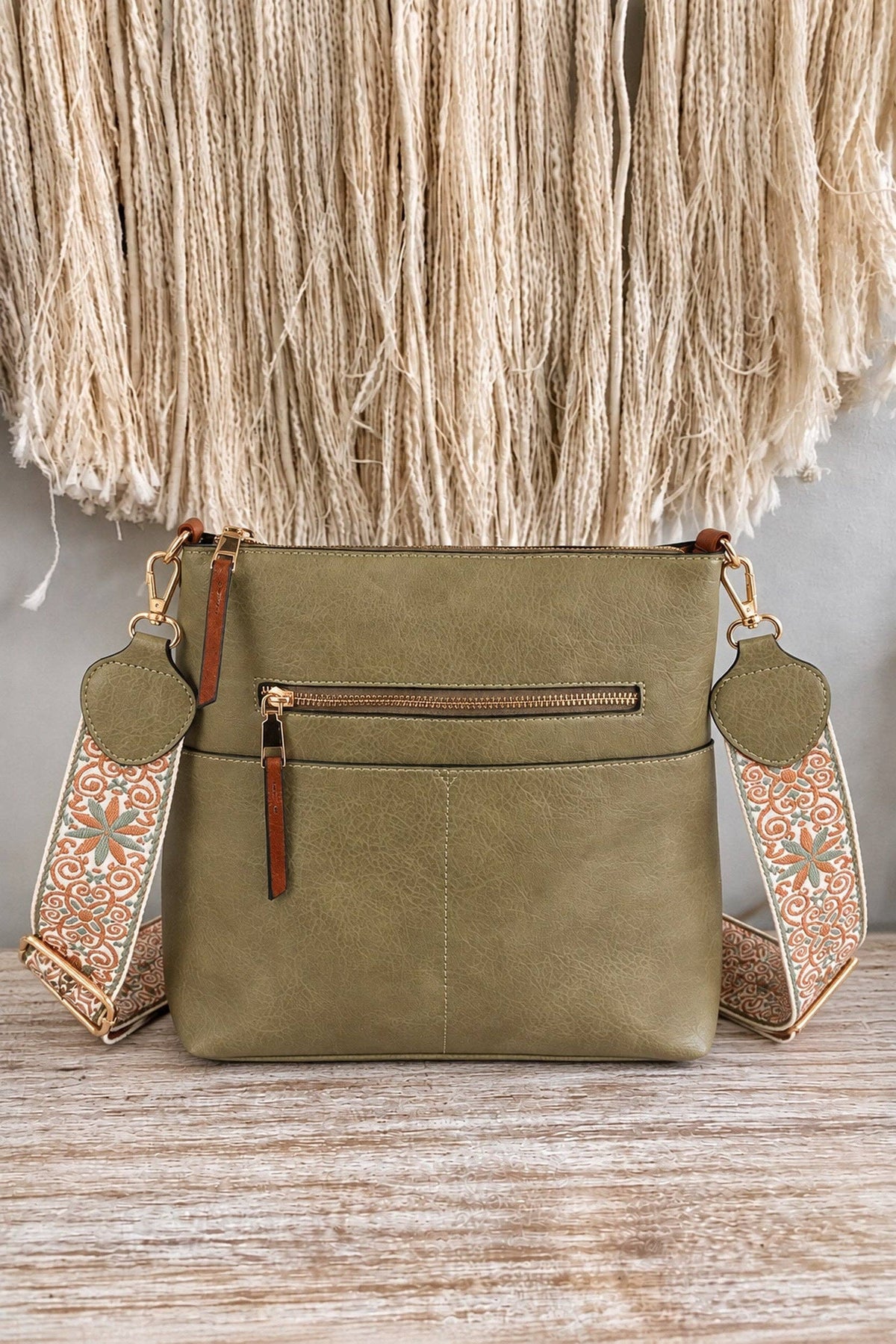 Elena Guitar Strap Crossbody Bag