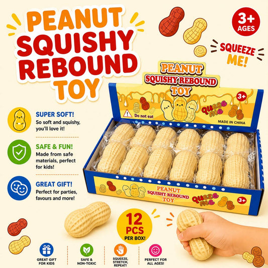 Peanut Squishy – Soft Stress Toy