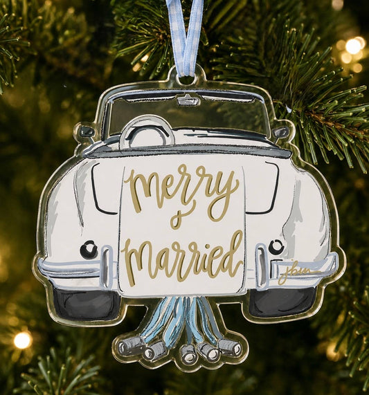 Just Married Ornament