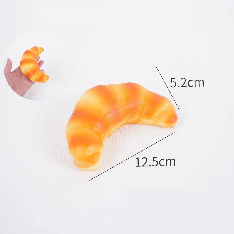 Pressure Bun Croissant Donut Squishy Toy