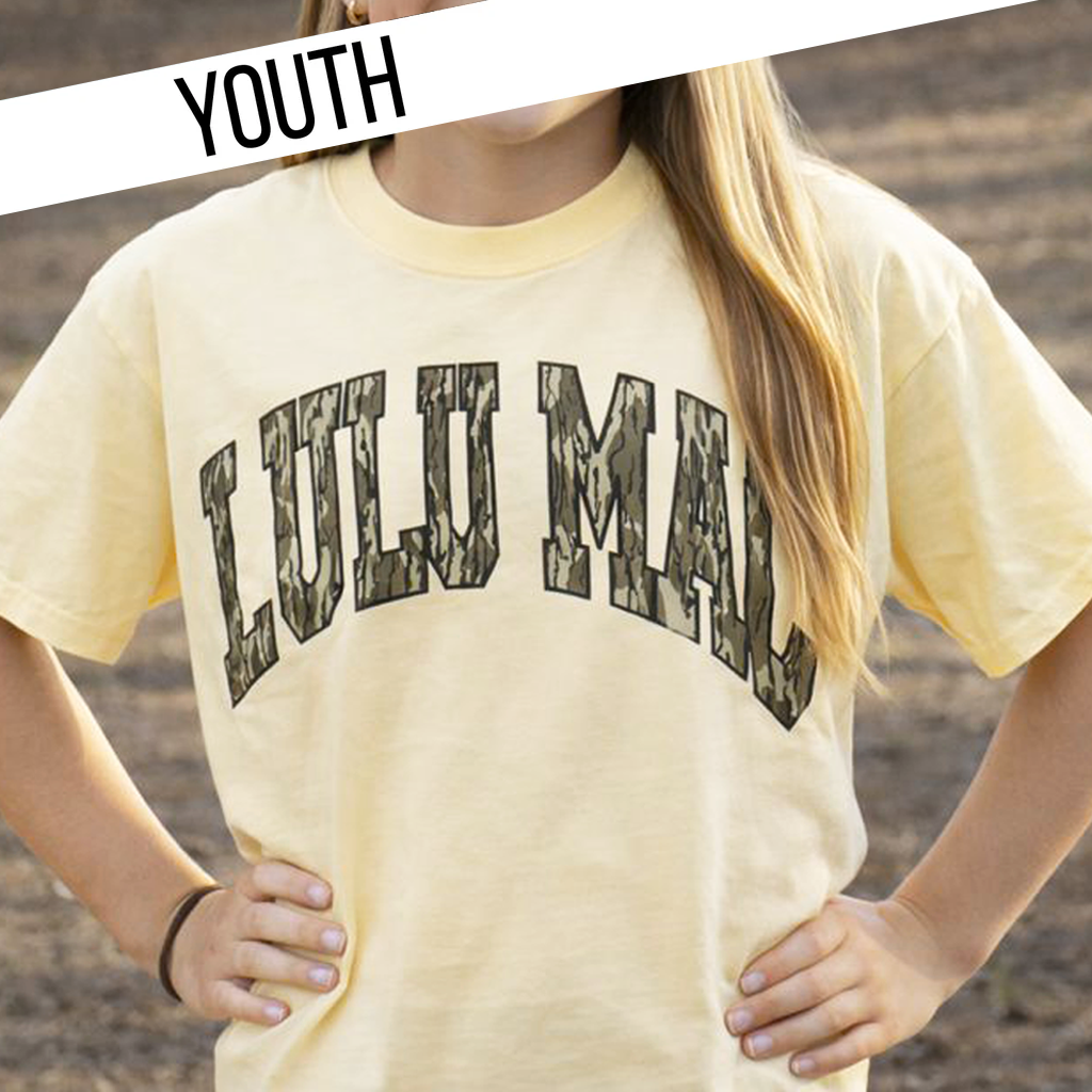 Mossy Oak Bottomland Butter Youth Comfort Colors Tee