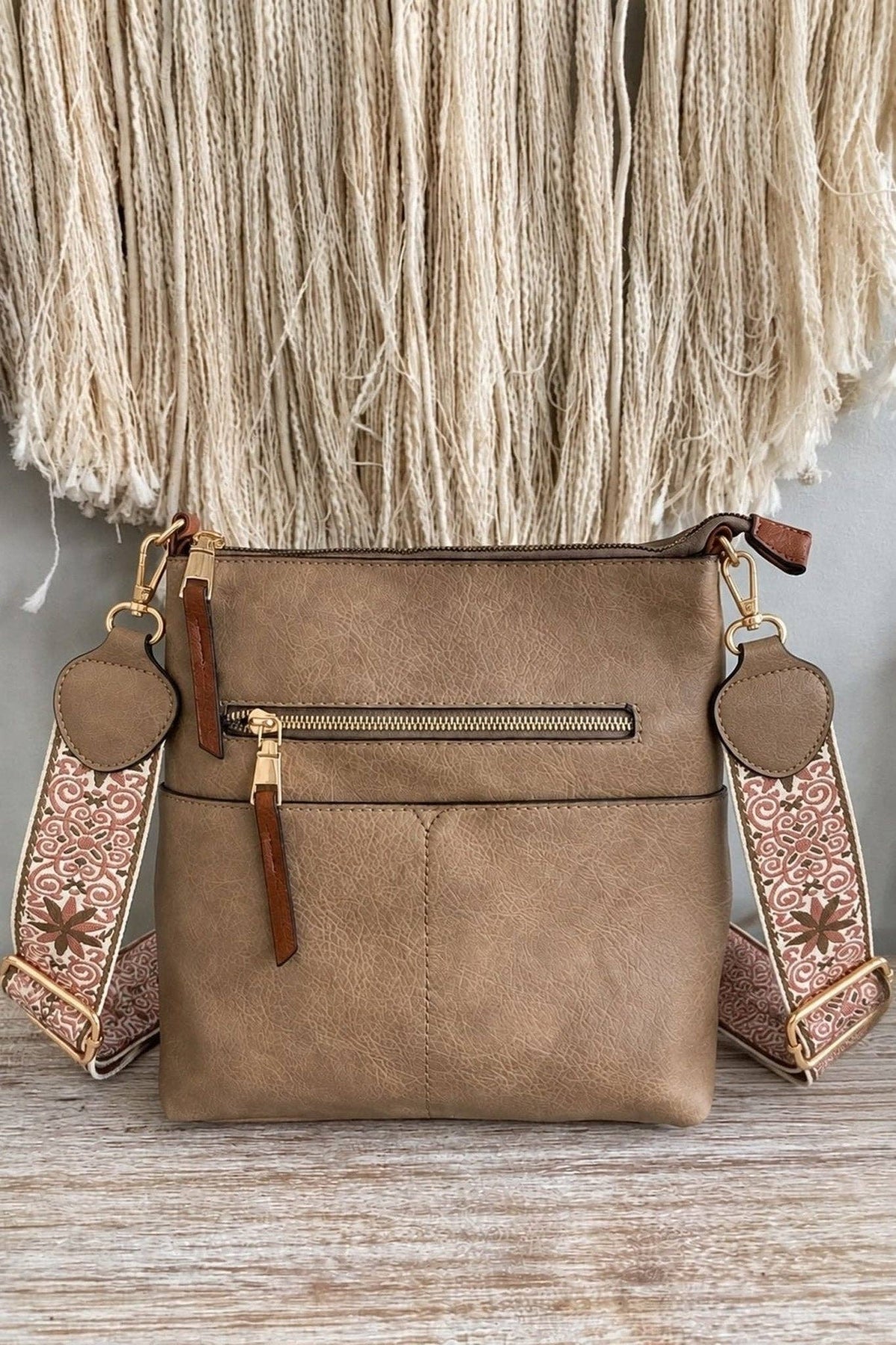 Elena Guitar Strap Crossbody Bag