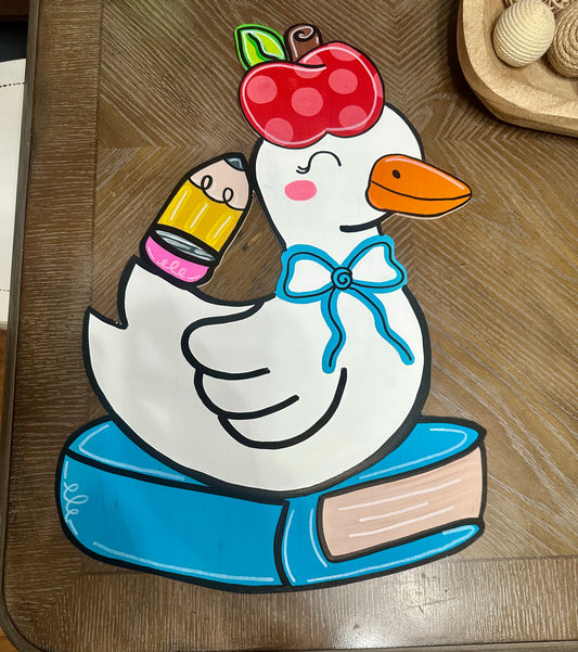 Teacher Goose Door Hanger