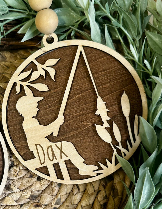 Custom Fishing Ornament