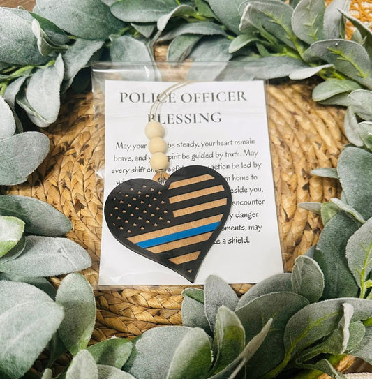Police car charm/ornament