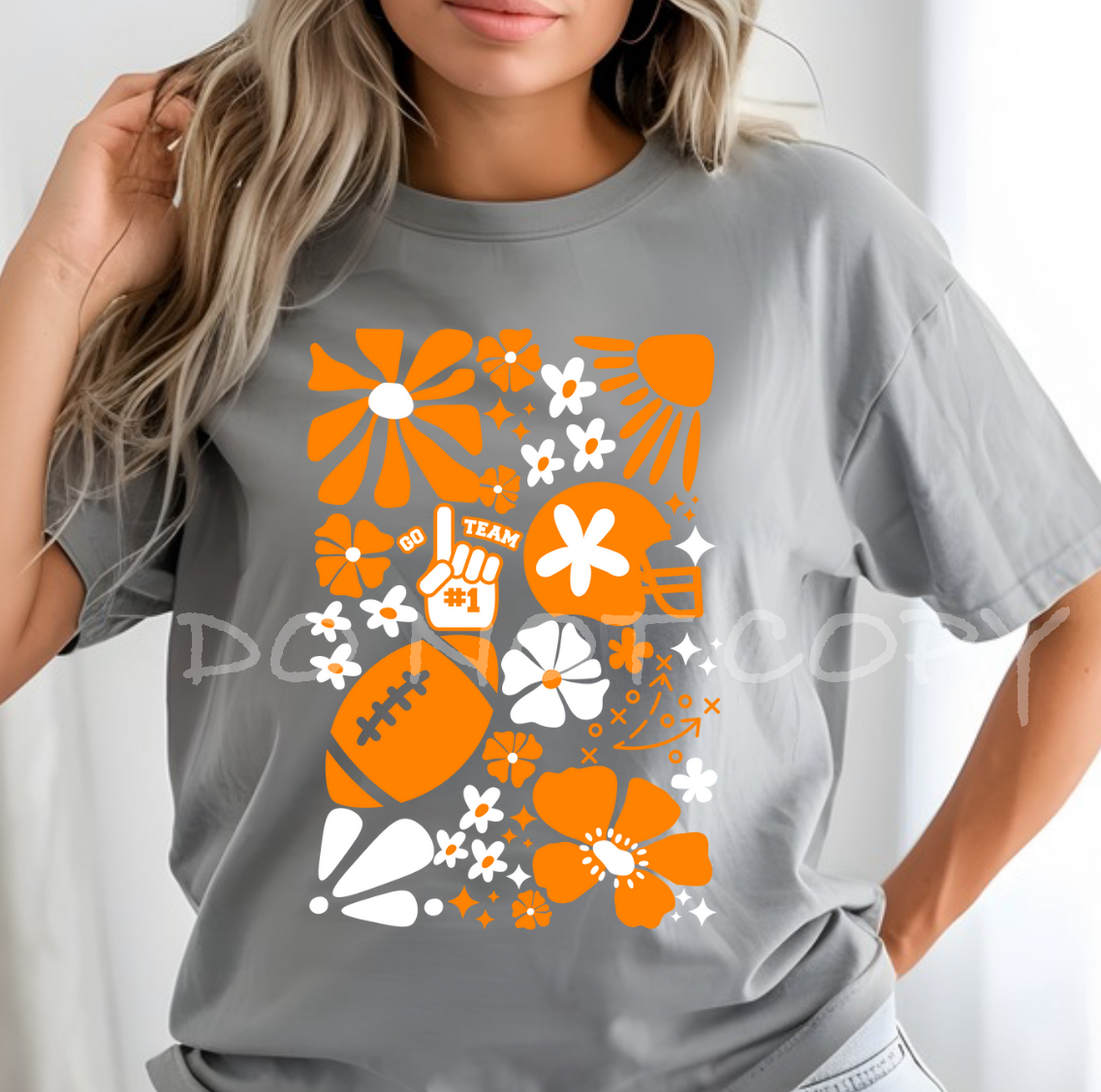 School Spirit Colored Tee/Sweatshirt