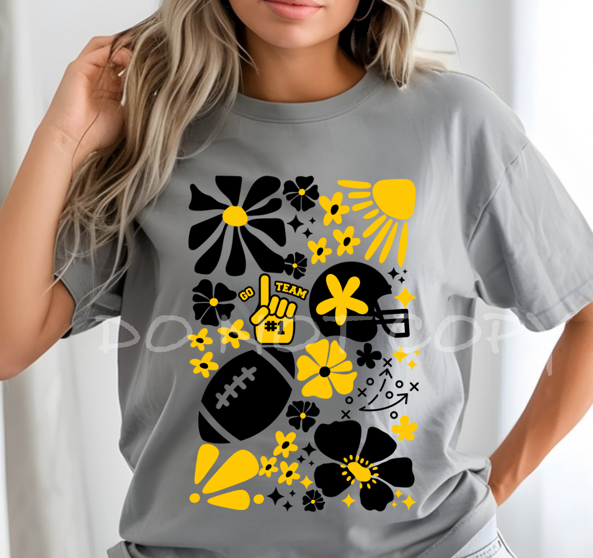 School Spirit Colored Tee/Sweatshirt