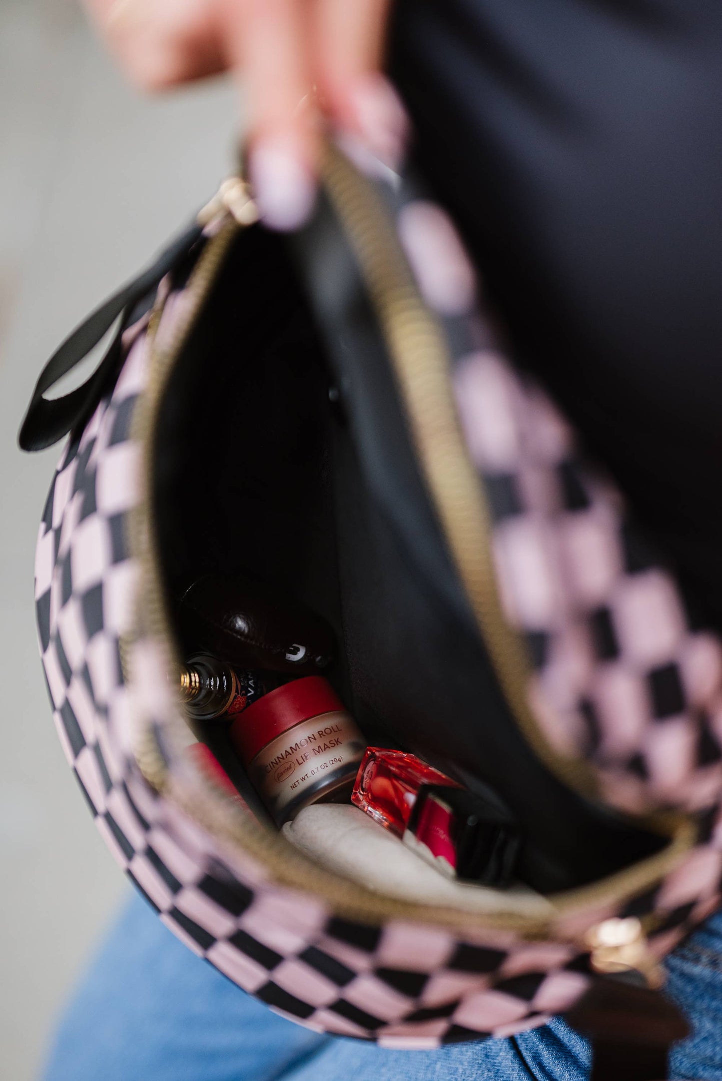 Farah Fanny Bum Bag - Espresso Checkered