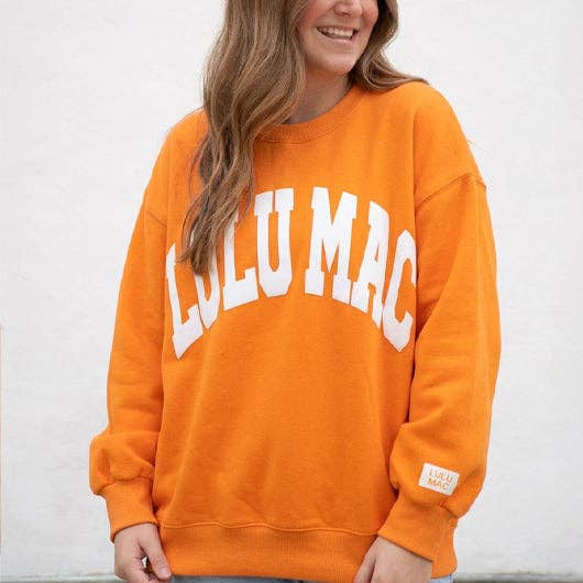 LuLu Mac Sweatshirt Tennessee Orange/White Puff